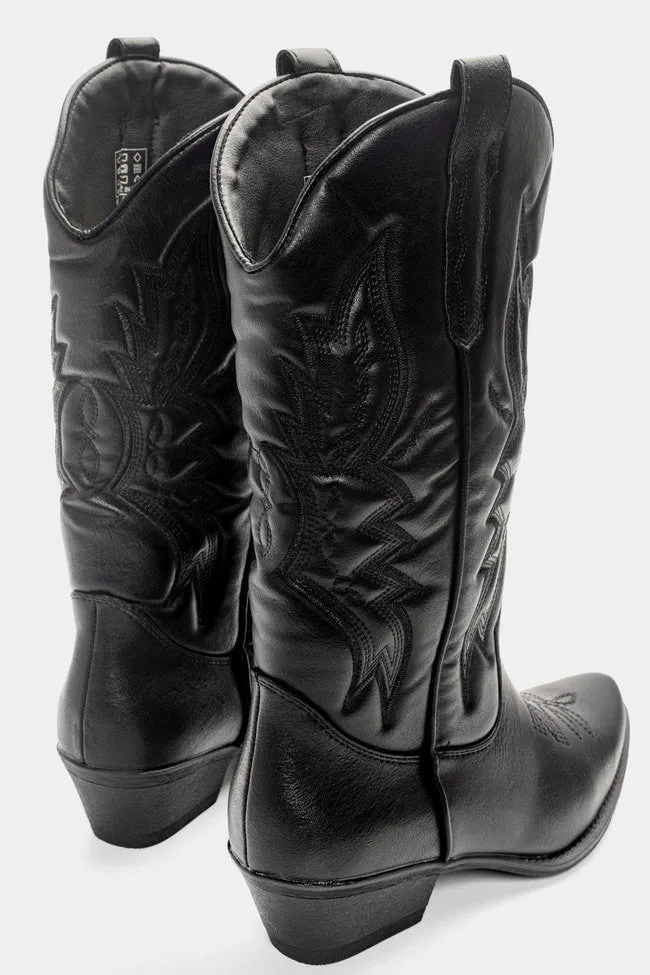 AMY - Botas de cowboy mujer negras