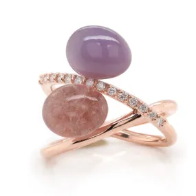 Anillo  METEORO - Oro 18k rosa