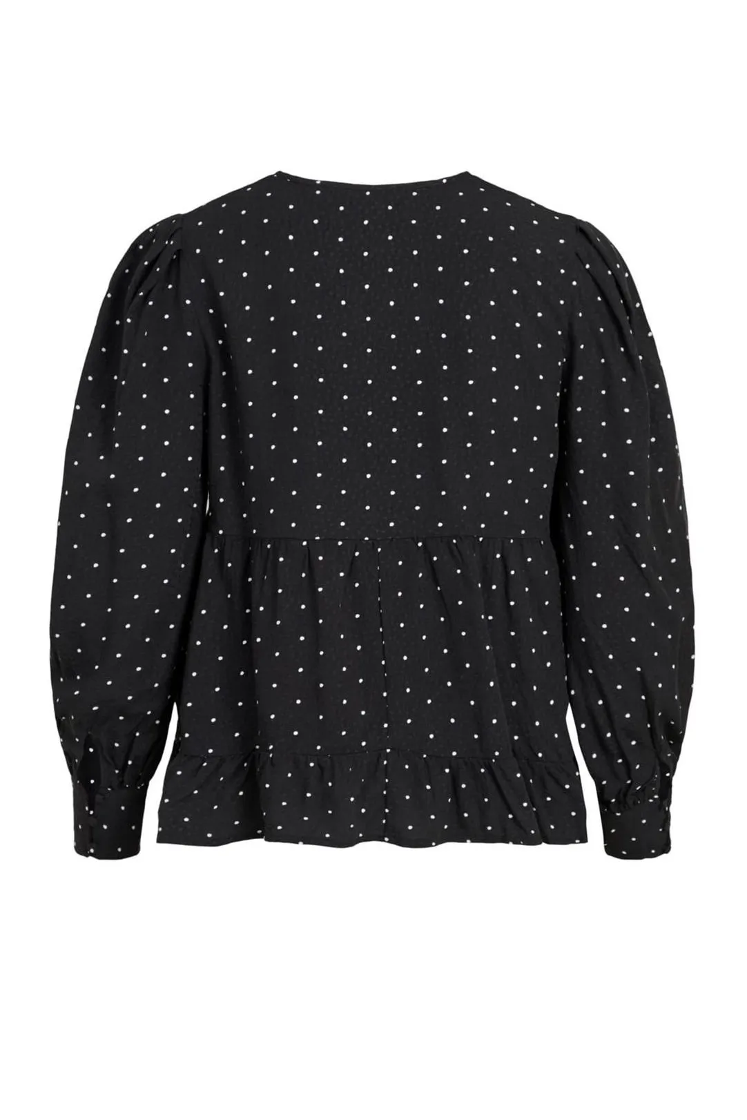 Blusa lunares Visiri negro