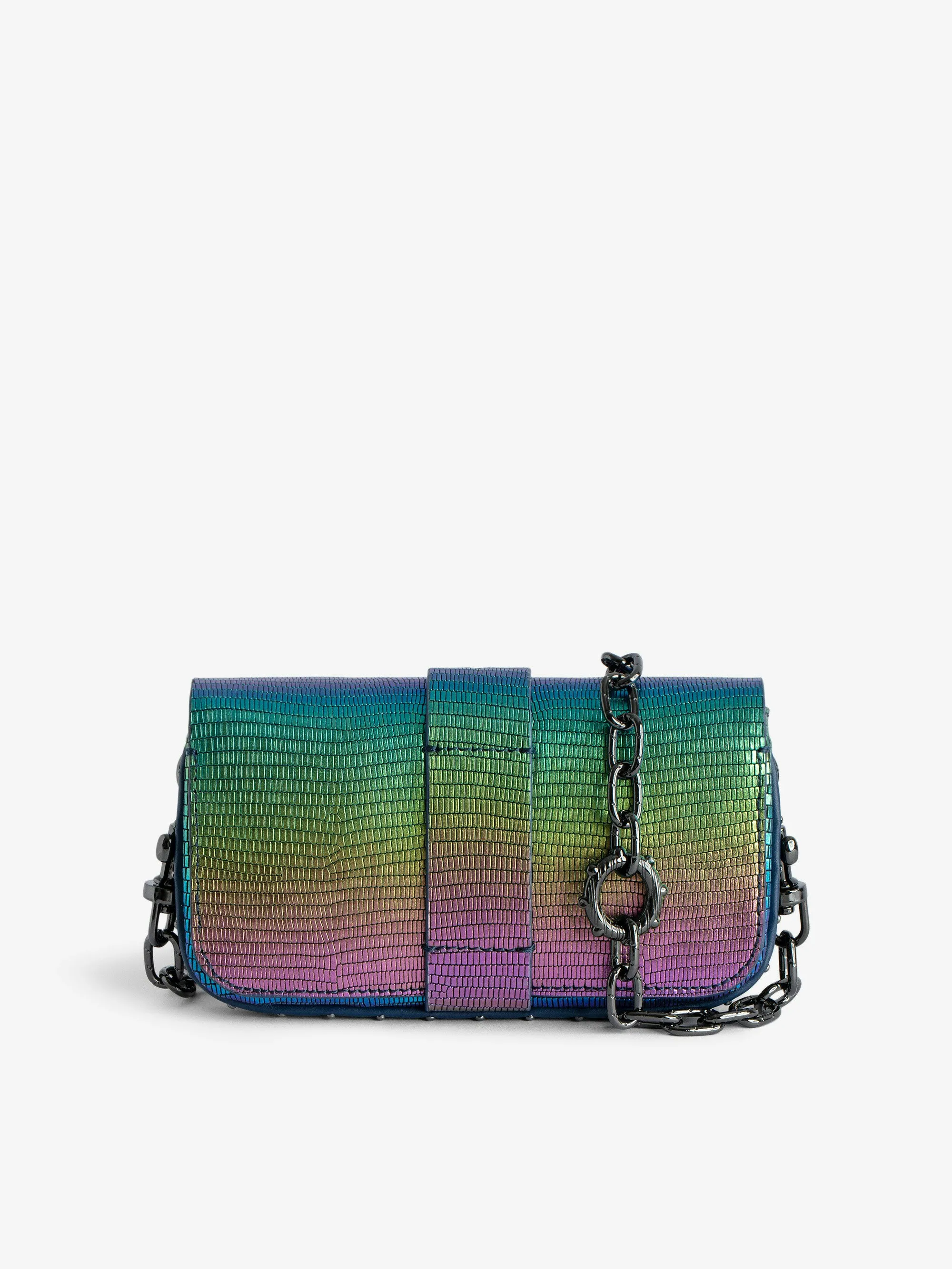 Bolso Metalizado y Repujado Kate Wallet