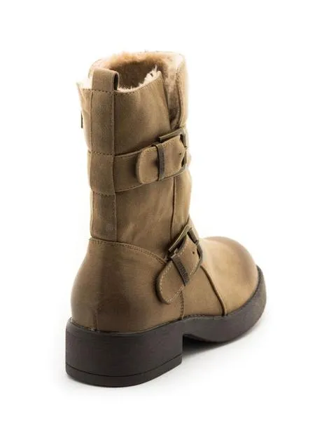 botas mtng wika forro taupe para mujer