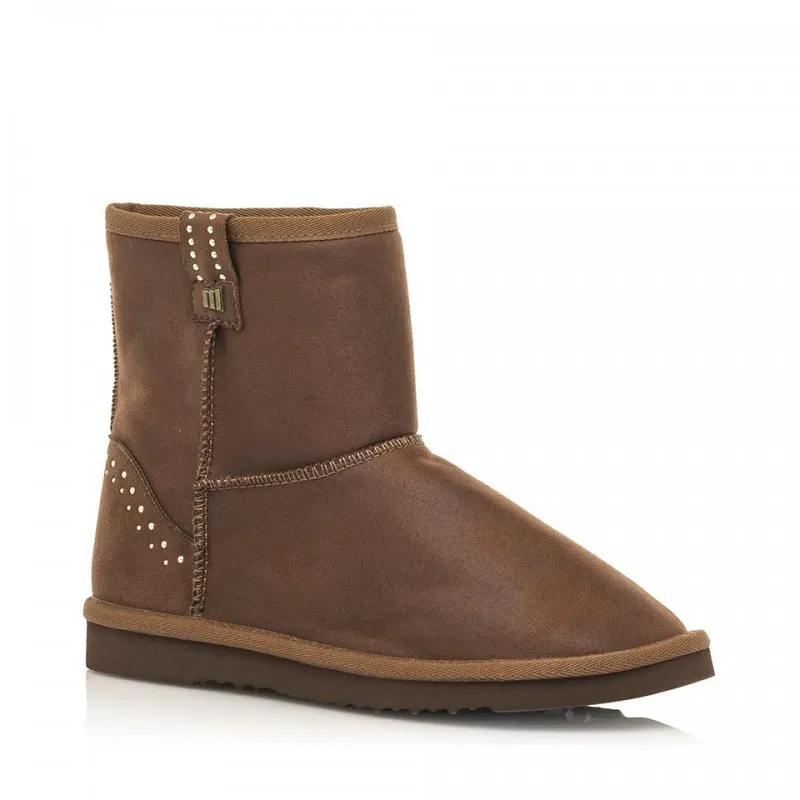 Botas Planas Mustang 50081 Mujer Moka