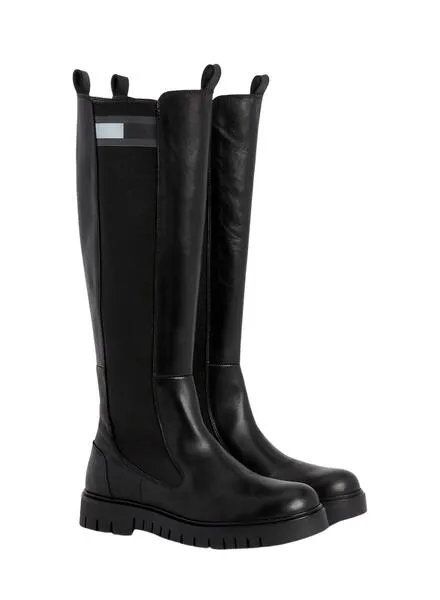 Botas Tommy Hilfiger High Shaft Negro para Mujer