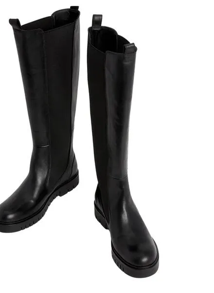 Botas Tommy Hilfiger High Shaft Negro para Mujer