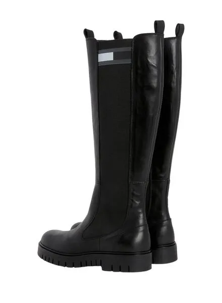 Botas Tommy Hilfiger High Shaft Negro para Mujer