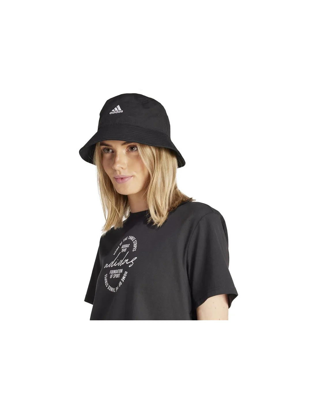 Camiseta adidas Brand Love Signature Graphic Mujer Negro