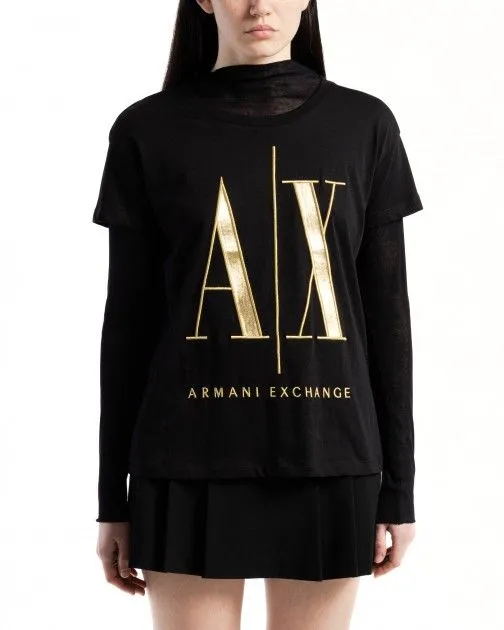 Camiseta Armani Exchange 8NYTMX Negro