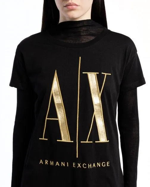 Camiseta Armani Exchange 8NYTMX Negro