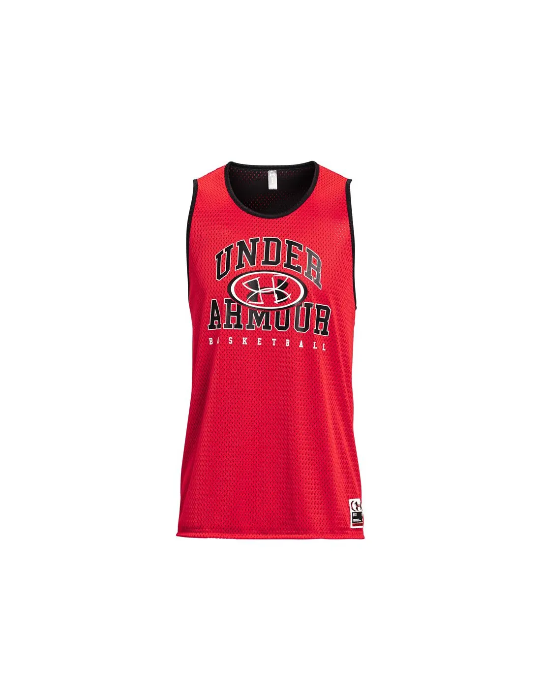 Camiseta de Baloncesto Under Amour Baseline Reversible Jsy Red Hombre