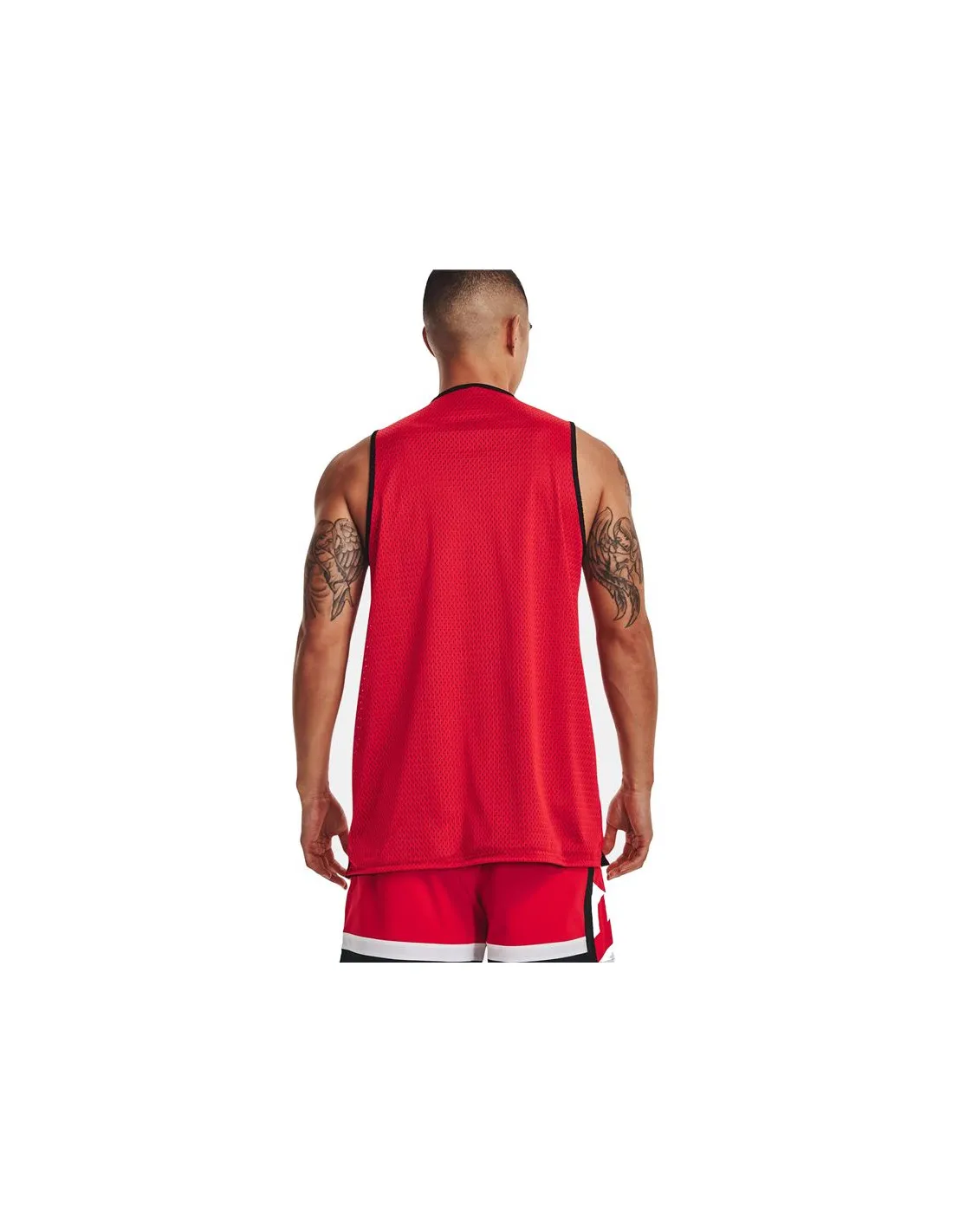 Camiseta de Baloncesto Under Amour Baseline Reversible Jsy Red Hombre