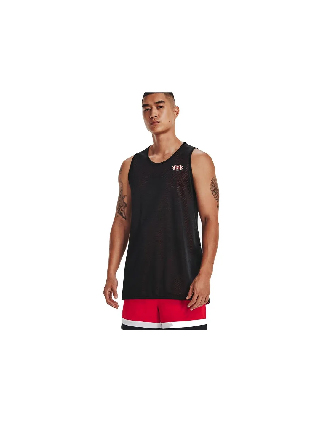 Camiseta de Baloncesto Under Amour Baseline Reversible Jsy Red Hombre