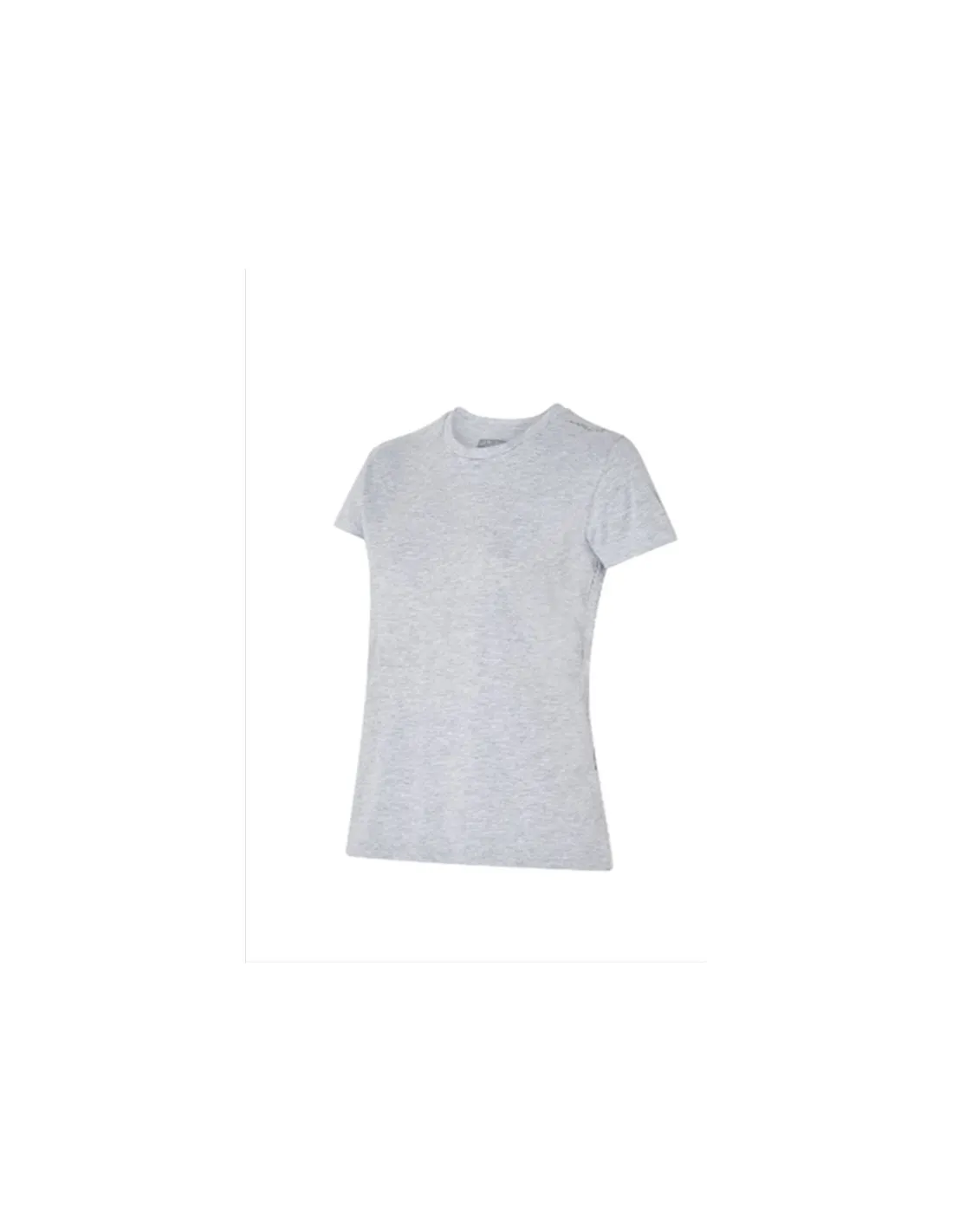 Camiseta de fitness Joluvi Combed Cotton Mujer Gris