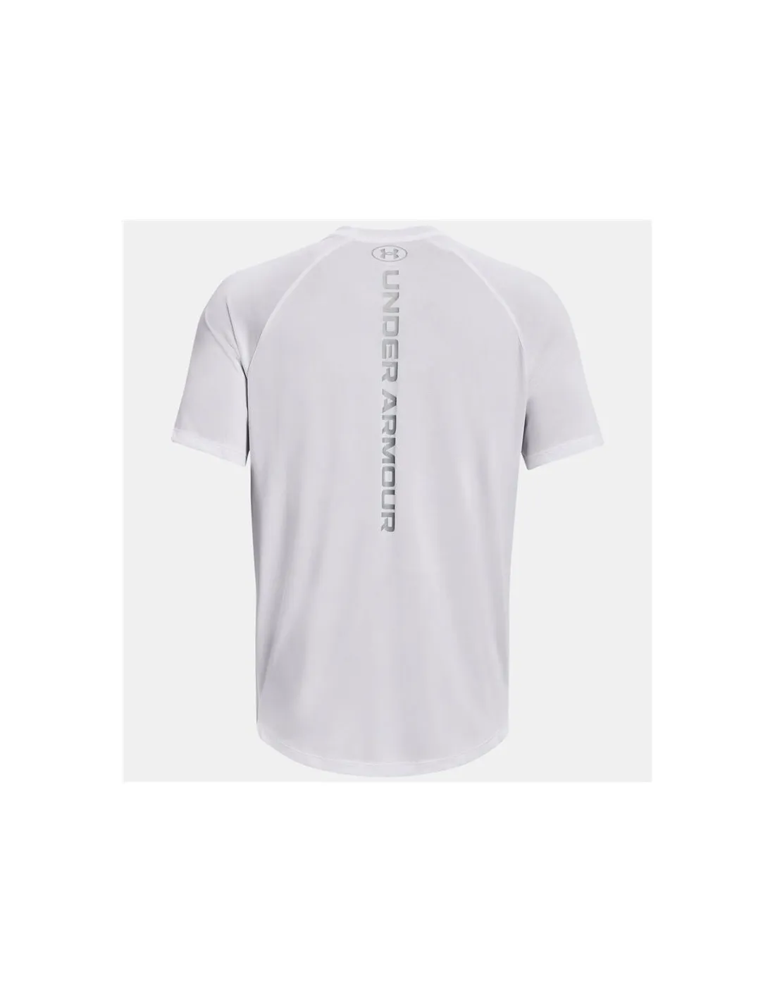 Camiseta de Fitness Under Amour Tech Reflective Blanco Hombre