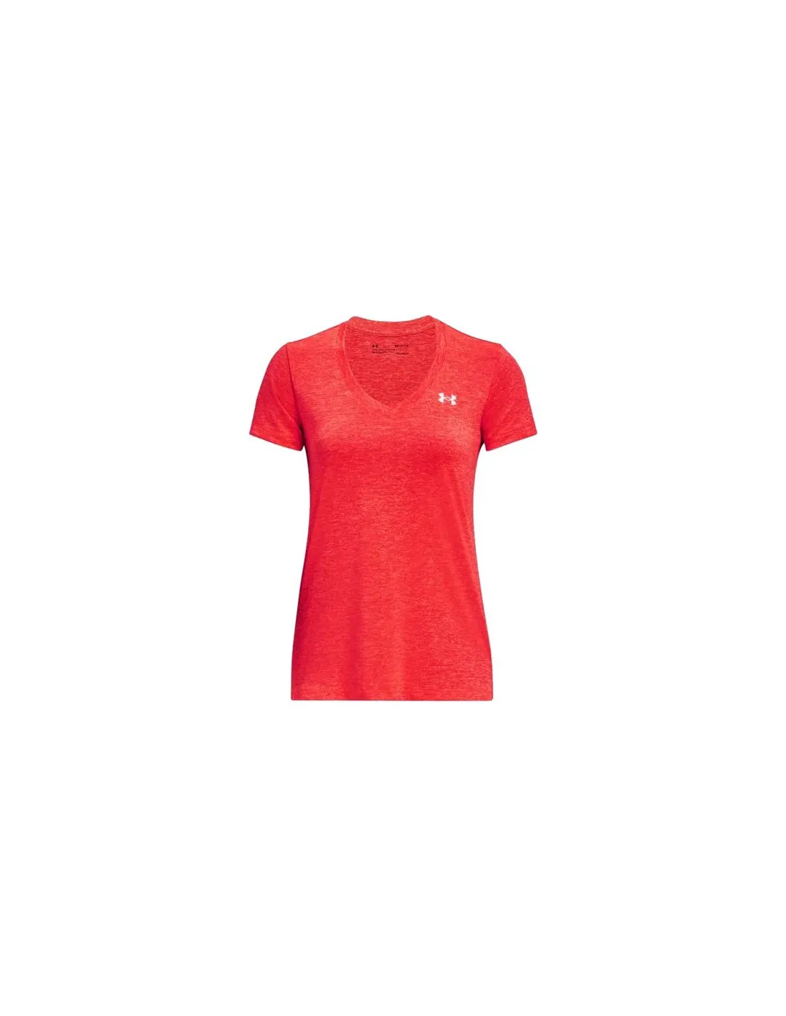 Camiseta de Fitness Under Armour Tech Ssv - Twist Mujer Rojo