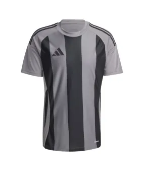 Camiseta de Fútbol adidas Striped 24 Hombre Gris