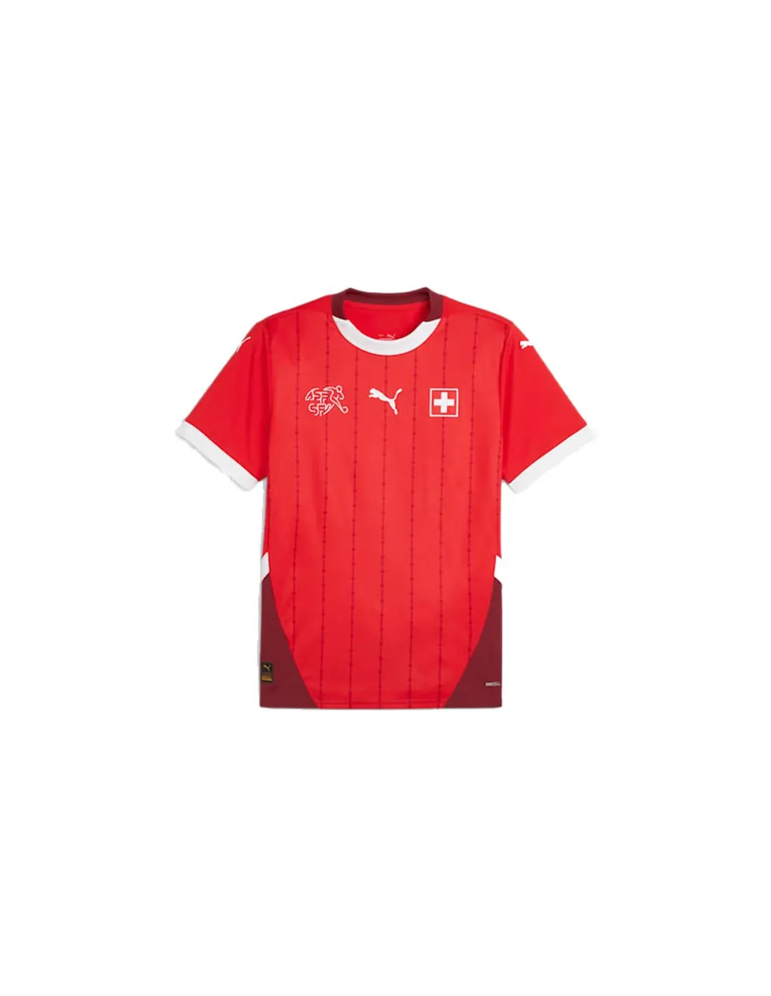 Camiseta de Fútbol Puma Suiza 2024 Hombre Rojo