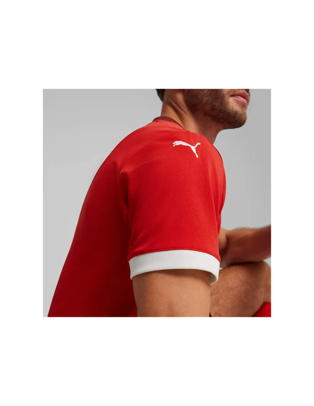 Camiseta de Fútbol Puma Suiza 2024 Hombre Rojo