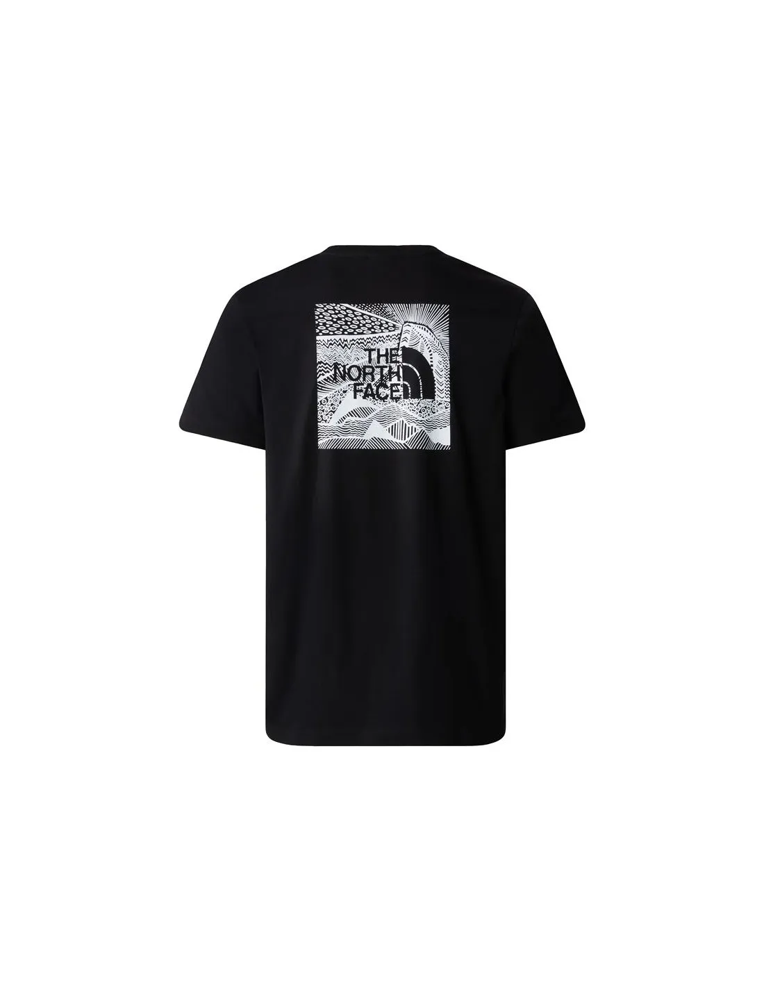 Camiseta de Montaña The North Face S/S Redbox Celebration Hombre Negro