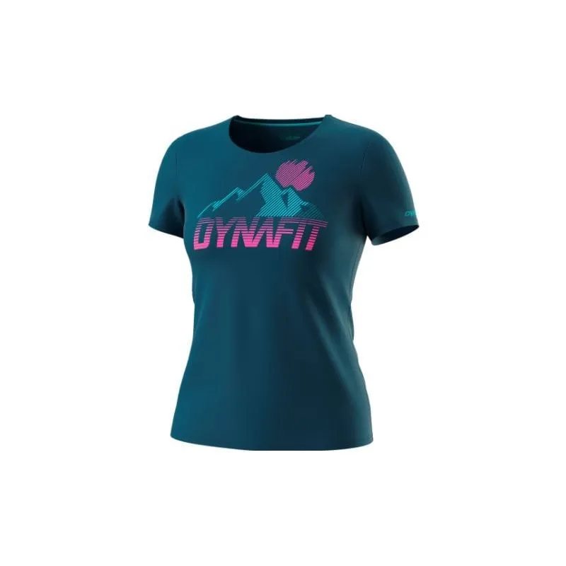 Camiseta de mujer Dynafit Transalper Graphic S/s (gasolina)