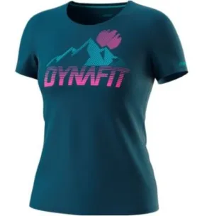 Camiseta de mujer Dynafit Transalper Graphic S/s (gasolina)