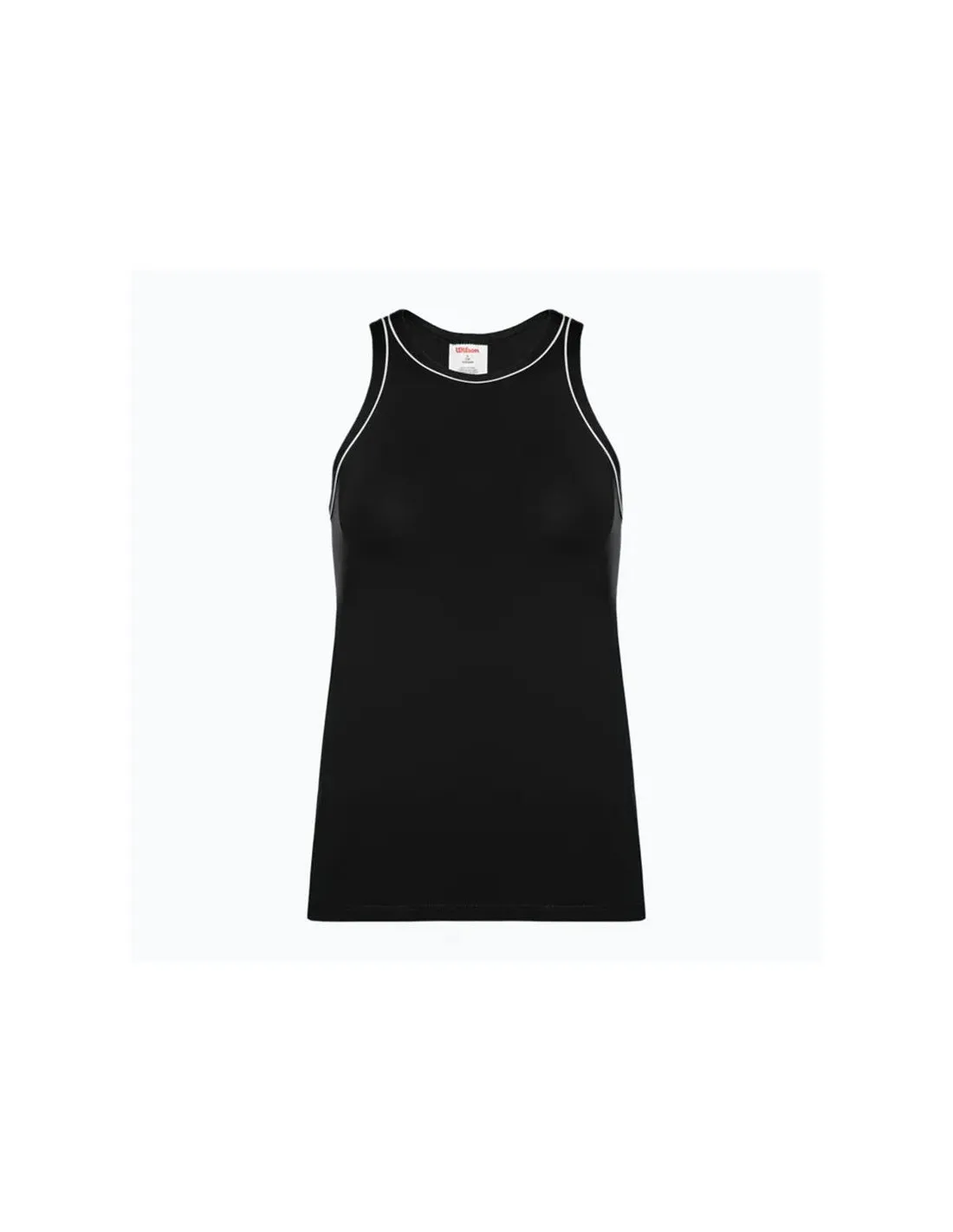 Camiseta de Pádel Wilson Team Tank Negro Mujer