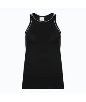 Camiseta de Pádel Wilson Team Tank Negro Mujer