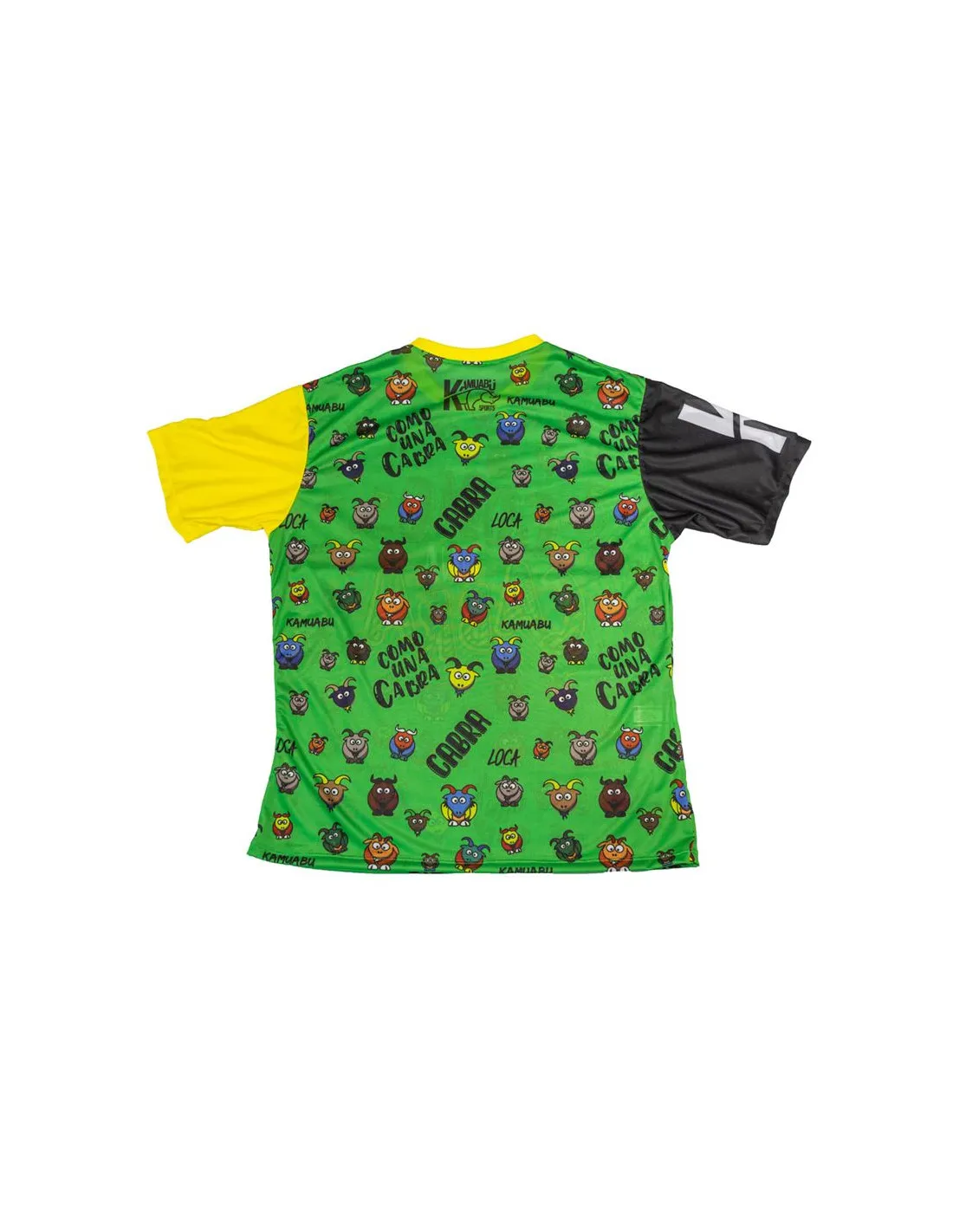 Camiseta de running Kamuabu Comounacabra verde