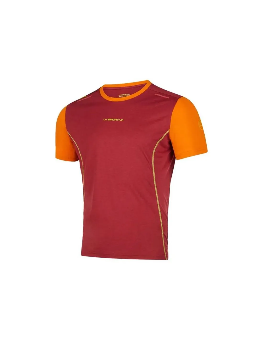 Camiseta de Running La Sportiva Tracer Sangria/HawaIIan Sun Hombre