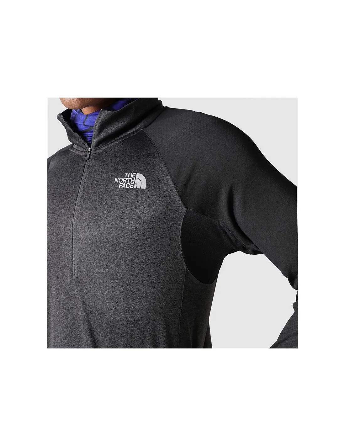 Camiseta de running The North Face 1-4 Zip Run negro Hombre