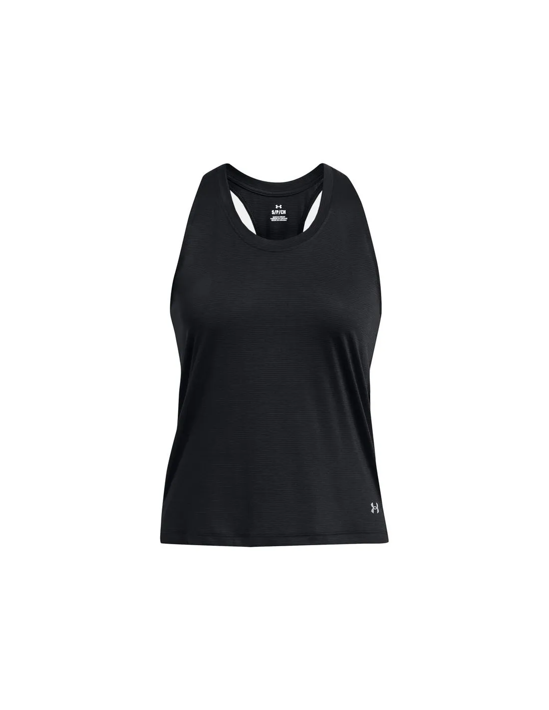 Camiseta de Running Under Armour Launch Singlet Mujer Negro