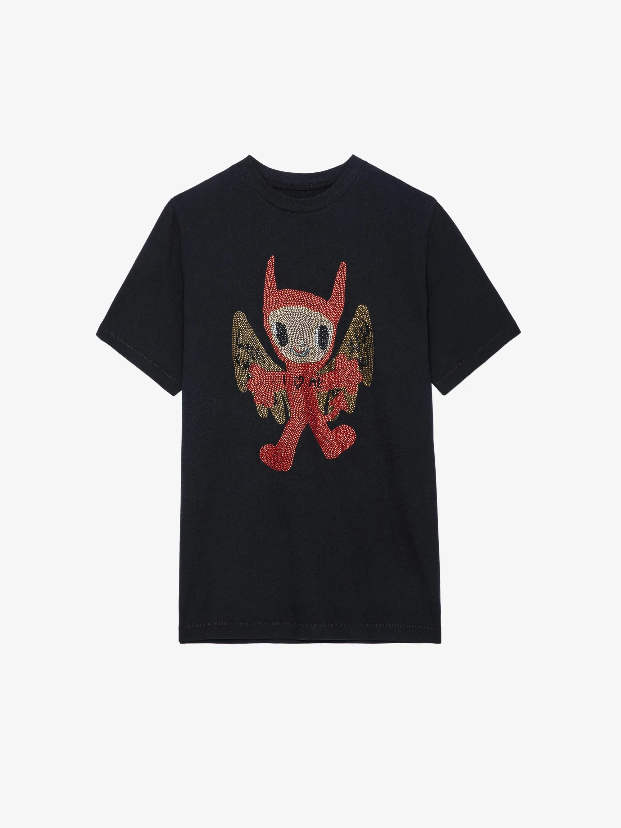 Camiseta Edwin Devil Strass