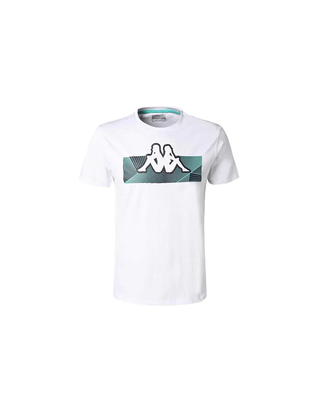 Camiseta Kappa Eryx Blanco Hombre