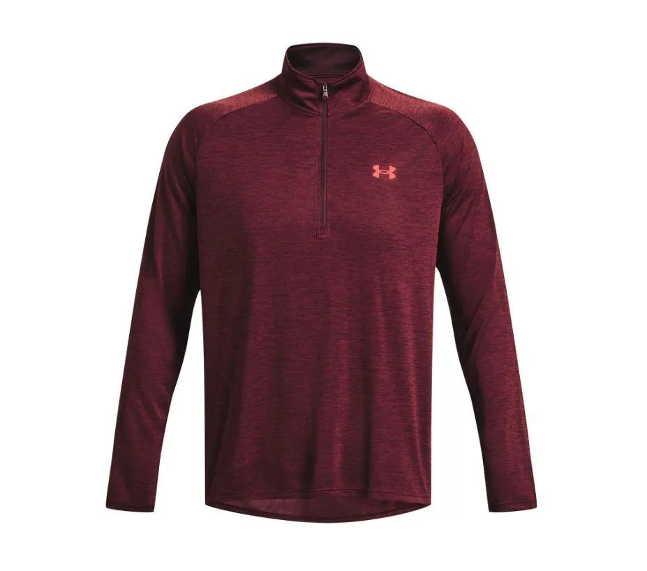 Camiseta Manga Larga Under Armour Tech 2.0 1/2 Zip Granate