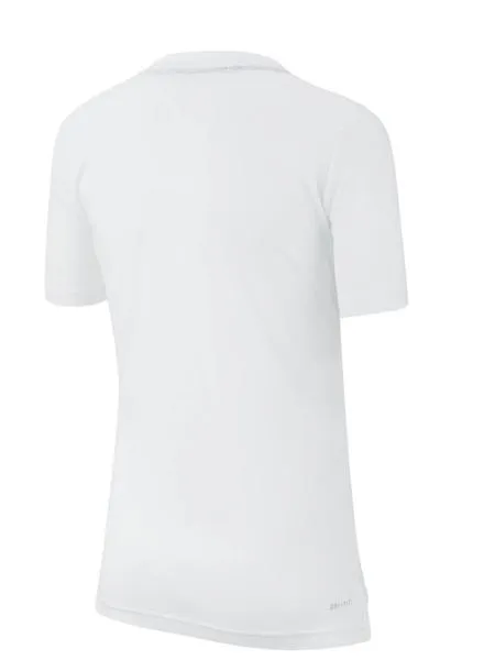 camiseta nike blanco niño