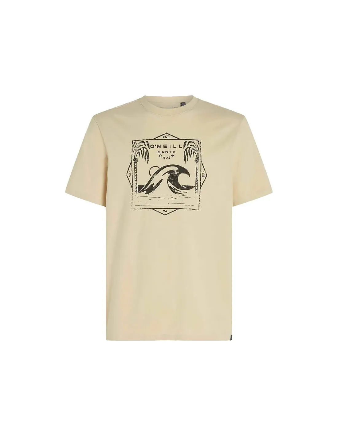 Camiseta O'Neill Mix & Match Wave Beige Hombre