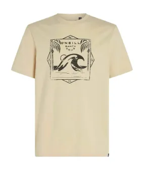 Camiseta O'Neill Mix & Match Wave Beige Hombre