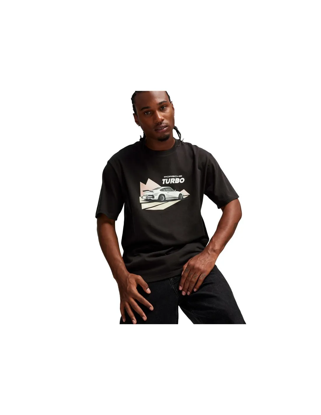 Camiseta Puma PL 911 Graphic Negro Hombre