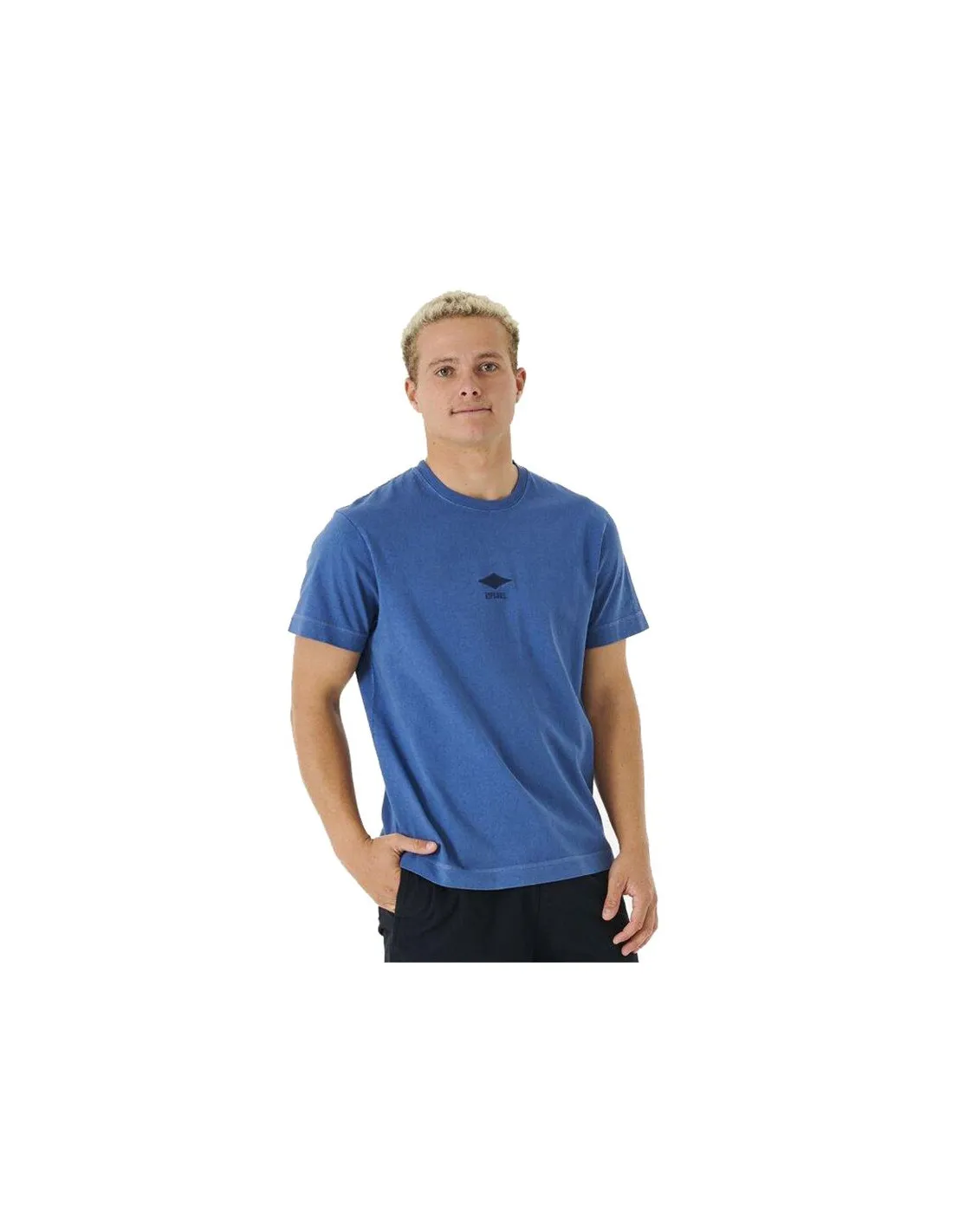 Camiseta Rip Curl Quality Surf Products Logo Hombre Azul