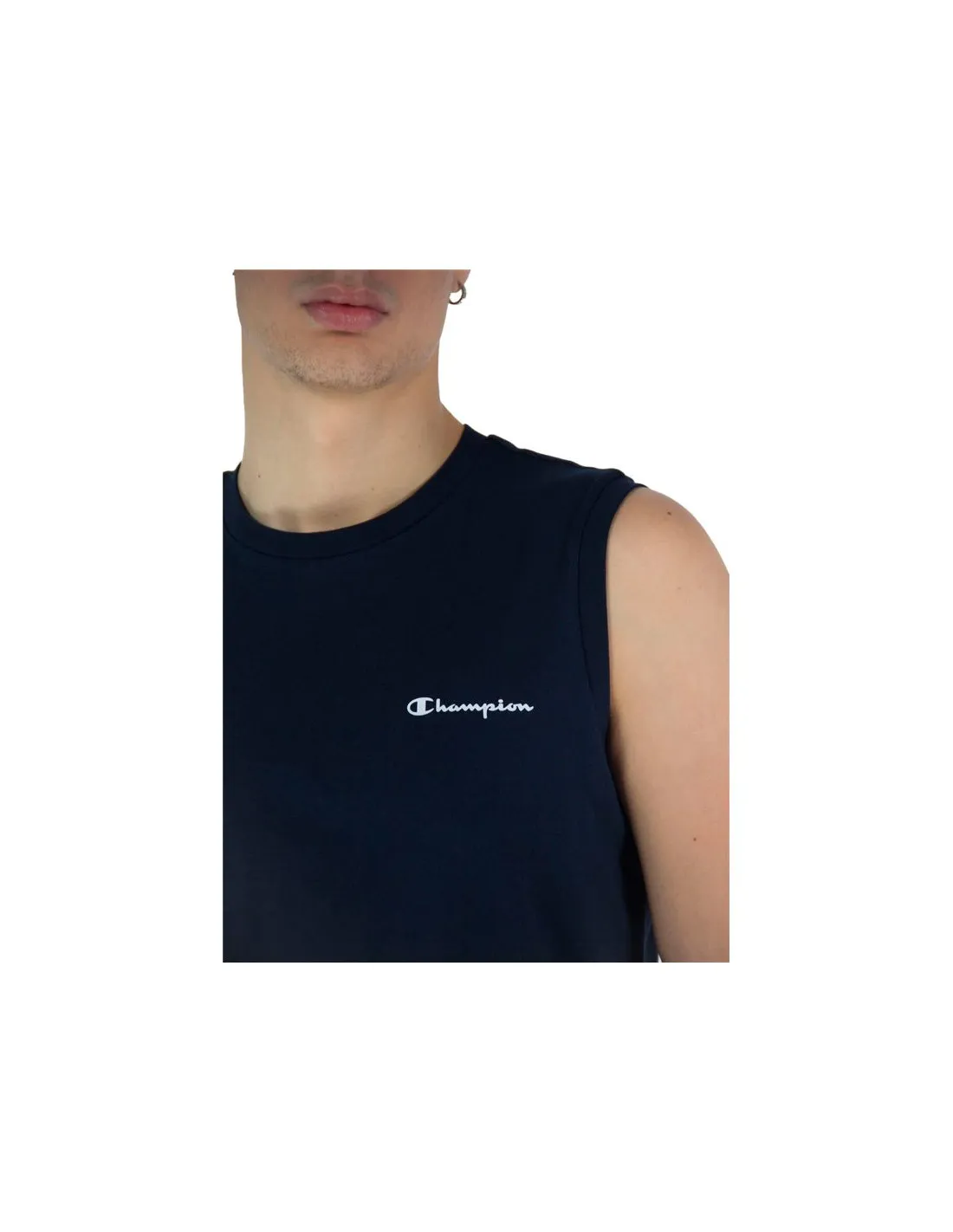 Camiseta sin mangas Champion Sleeveless Crewneck Hombre Dark Blue