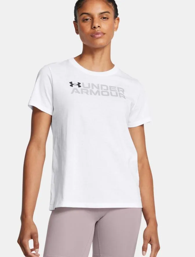 Camiseta Under Armour Big Logo Pack Mujer Blanco