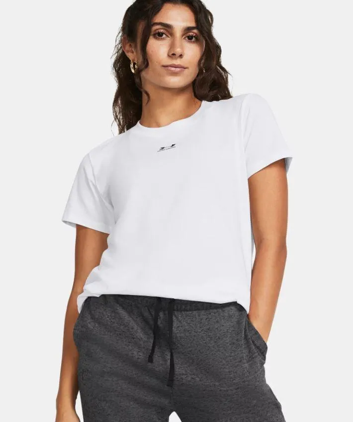 Camiseta Under Armour Campus Core SS Blanca