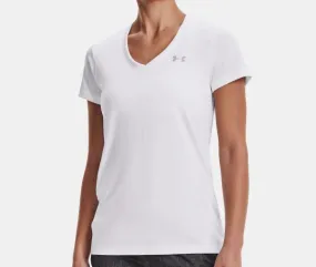 Camiseta Under Armour TECH SS V Mujer Blanca