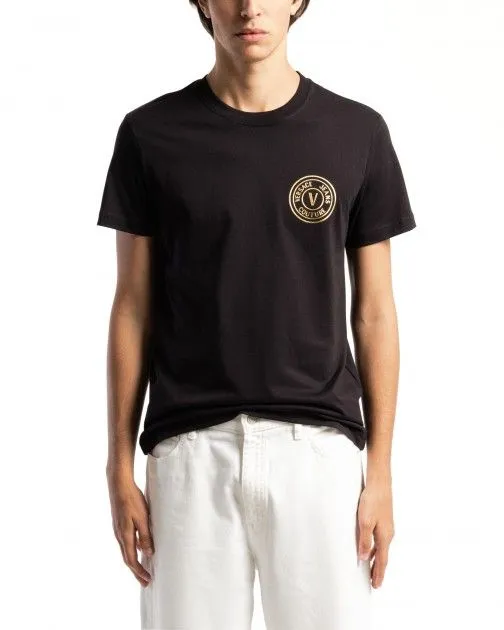 Camiseta Versace Jeans Couture 76GAHT02 Negro