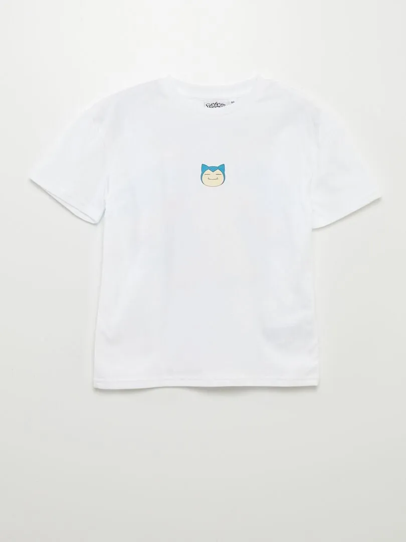 Camiseta 'Pokémon' - BLANCO