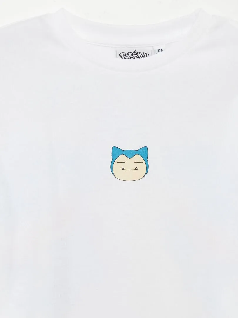 Camiseta 'Pokémon' - BLANCO