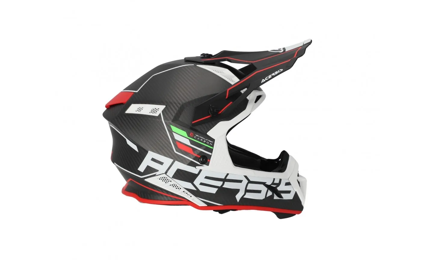 Casco Acerbis Steel Carbon 22-06 Negro Rojo |0025047.323|