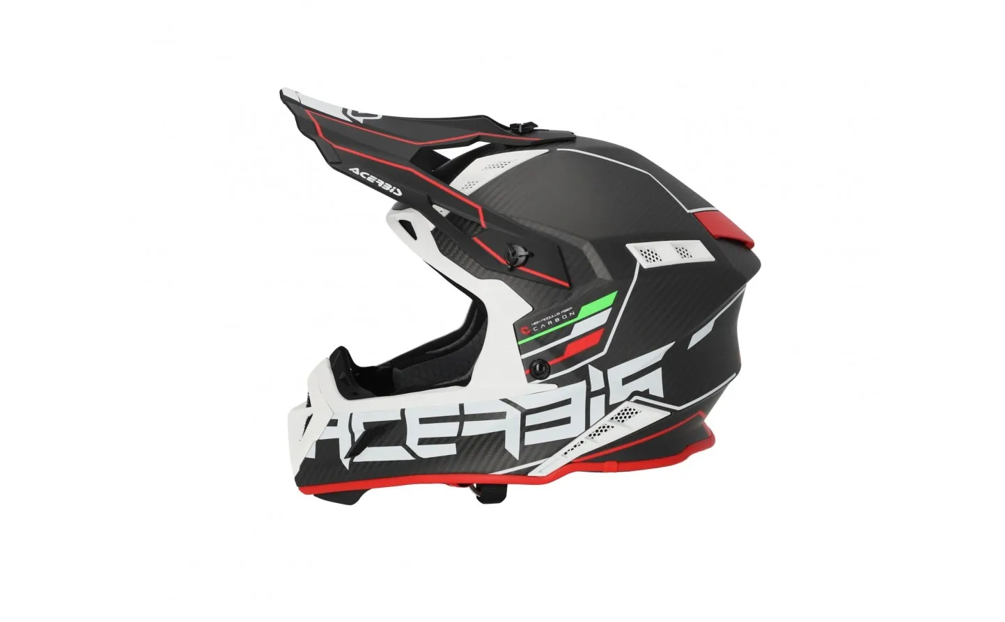 Casco Acerbis Steel Carbon 22-06 Negro Rojo |0025047.323|