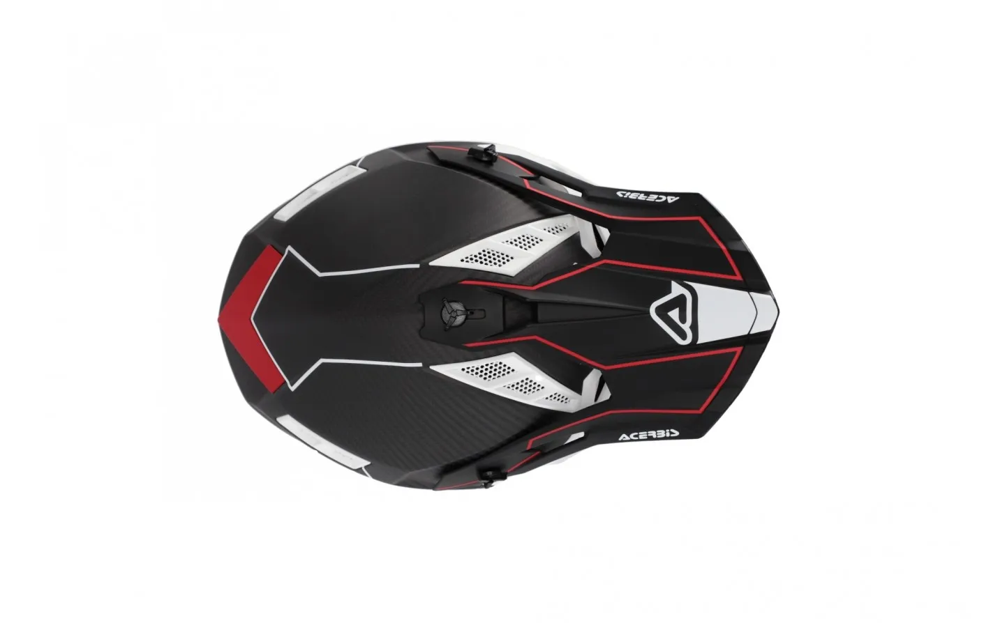 Casco Acerbis Steel Carbon 22-06 Negro Rojo |0025047.323|