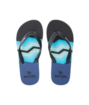 Chanclas Rip Curl Invert Bloom Open Toe Hombre Azul