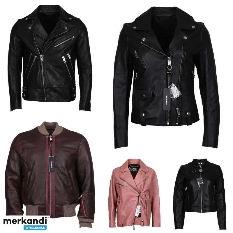 CHAQUETAS DE CUERO GENUINO DIESEL MIX OFERTA LIMITADA (AD66)